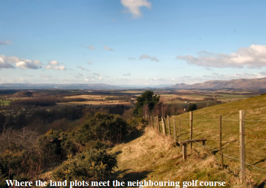 Plots next to the golf course