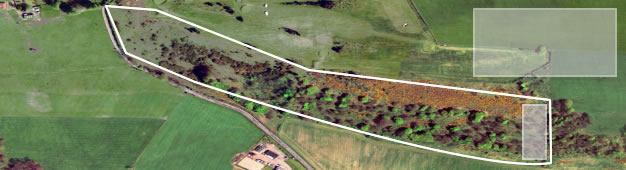 Land at Bandrum Aerial photography and a zoom in from an overview of Scotland lend this site credibility.